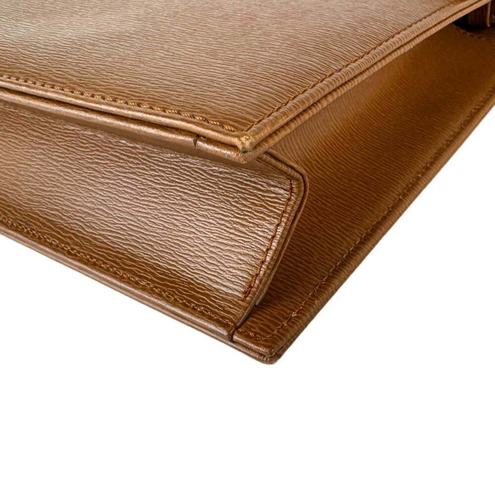 CHRISTIAN DIOR Brown Leather Shoulder Bag - Picture 9 of 12